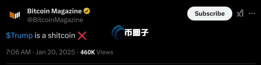比特币杂志开喷特朗普币