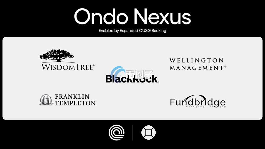 Ondo联手贝莱德等机构推出Ondo Nexus！强化代币化国债流动性