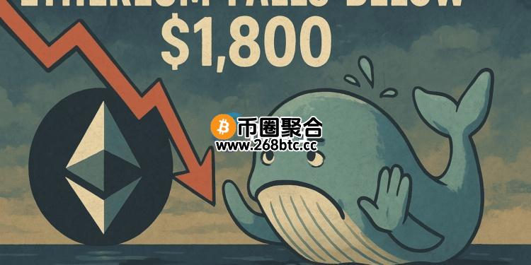 以太坊失守1800美元！两巨鲸近9000万美元仓位险遭清算 Gas费跌破0.5gwei
