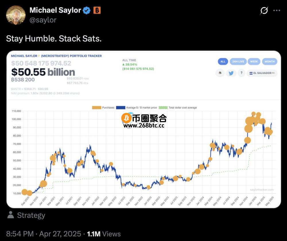 Saylor再度暗示要进场比特币
