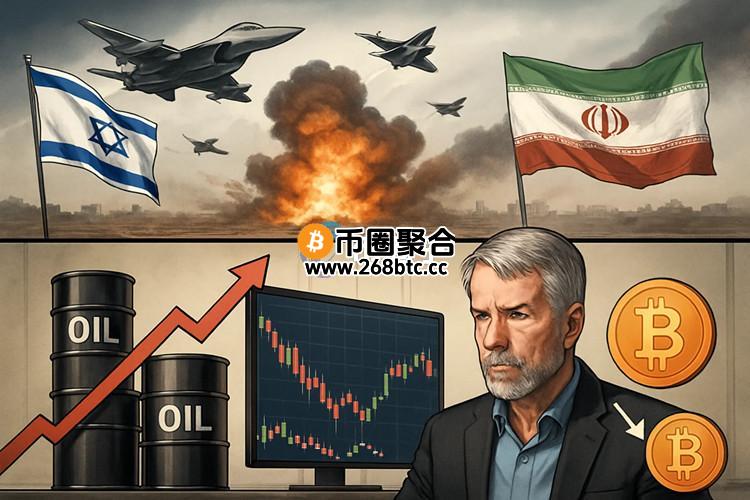 以色列空袭伊朗引爆避险情绪！Michael Saylor：买越多比特币赚越多