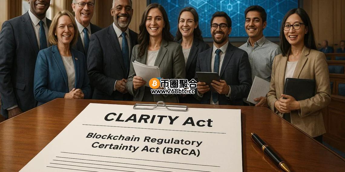 美国区块链监管确定法(BRCA)纳入CLARITY数字市场清晰法案！加密货币机构表示欢迎
