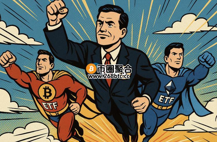 加密货币政策利好！比特币现货ETF七月净流入60.9亿美元、以太坊现货ETF达54亿皆创新高