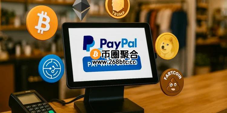 PayPal开放美国商家加密货币付款！支持100+币种 甚至包括Meme币TRUMP与FARTCOIN