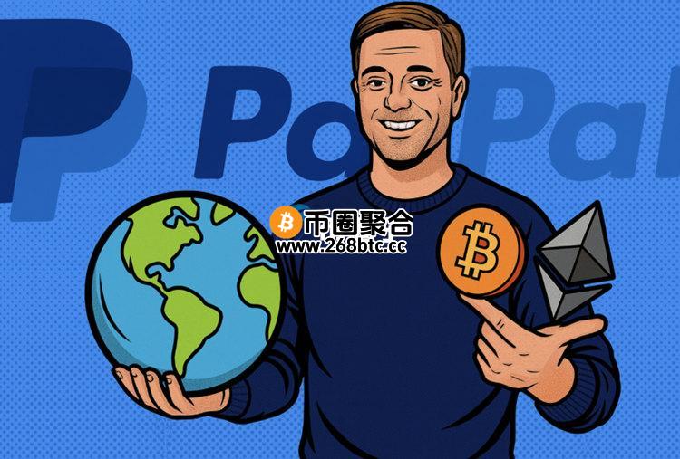 PayPal推出加密货币支付功能：交易手续费最多省90% 用户转稳定币PYUSD可赚利息