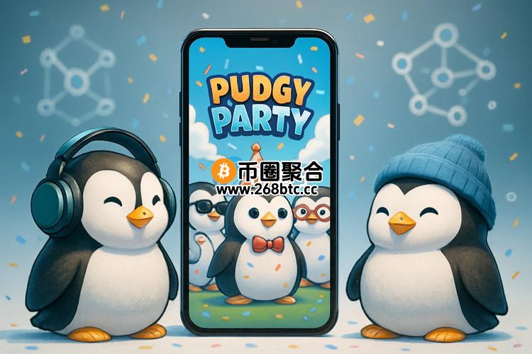 Pudgy Penguins手机链游《Pudgy Party》开放预注册！采用以Polkadot为基础的Mythos Chain