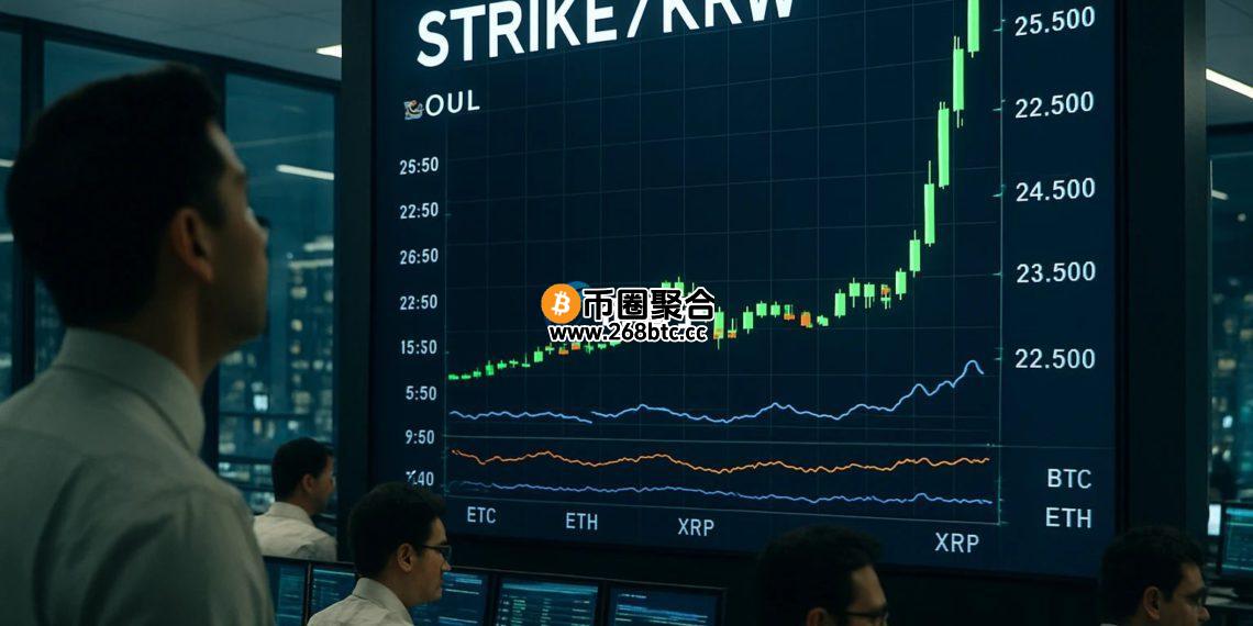 泡菜溢价转移到新币？代币STRIKE登上韩国加密货币交易所Upbit交易榜首