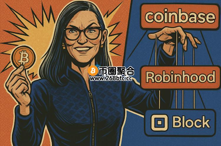 方舟Cathie Wood减持Coinbase、Robinhood与Block！加码以太坊储备公司Bitmine