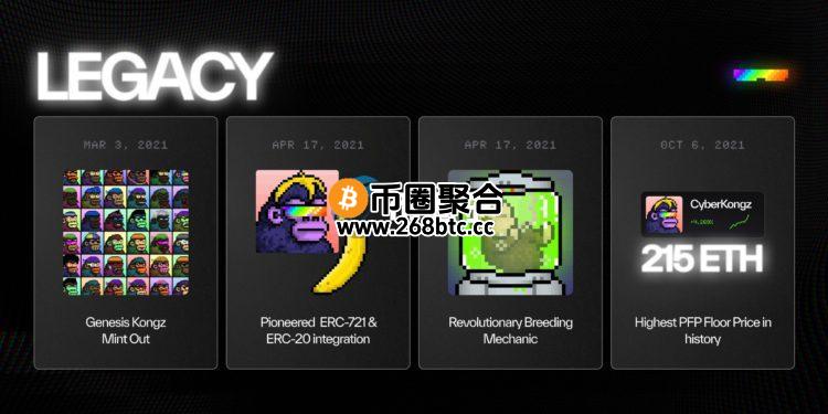 老牌NFT CyberKongz推出新代币KONG取代BANANA！将空投2%给以太坊社群
