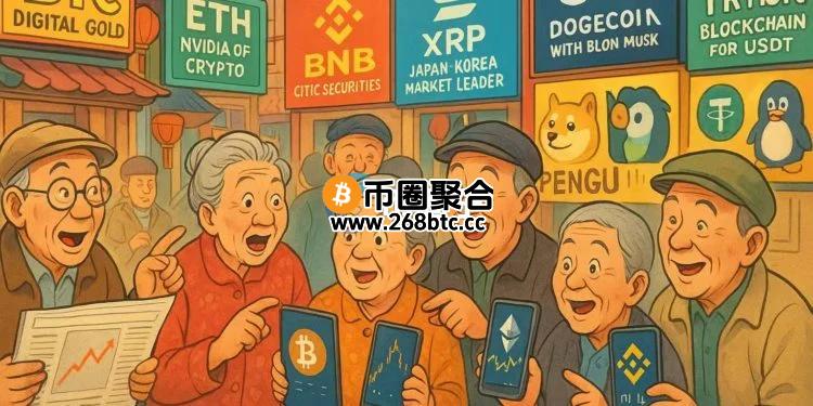 大妈眼中的加密货币：比特币是数字黄金、以太坊是Web3英伟达、狗狗币是马斯克坐庄