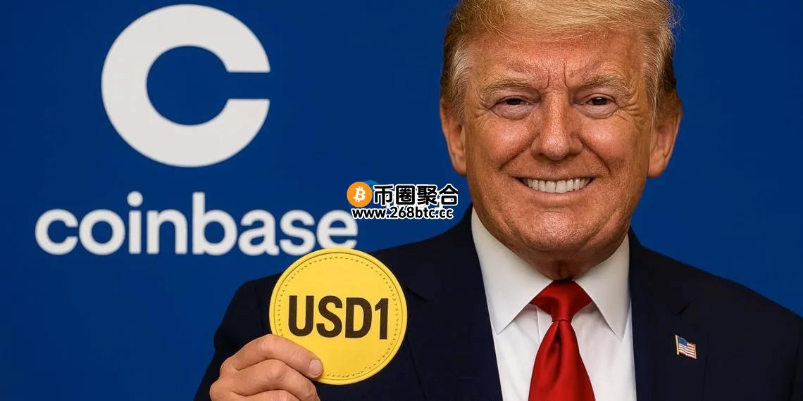 加密交易所Coinbase将上架川普家族WLFI的稳定币USD1！USDT、USDC面临新竞争者