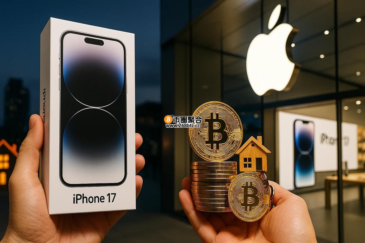 买iPhone17不如买比特币？历年苹果手机与比特币等值图文疯传