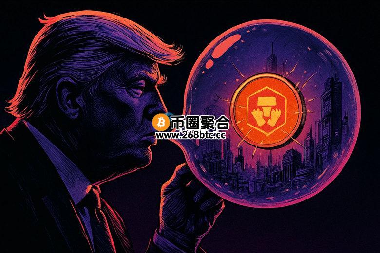 川普媒体集团与加密交易所Crypto.com合作案仅1个月就冷却！平台币CRO价格腰斩