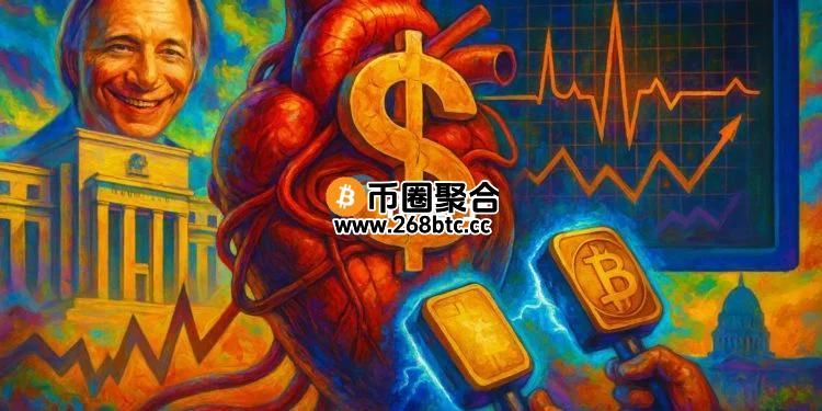 桥水基金达利欧：加密货币能成美元替代货币！用黄金与比特币分散风险